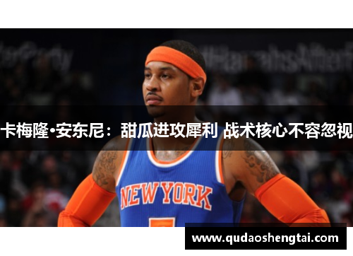 卡梅隆·安东尼：甜瓜进攻犀利 战术核心不容忽视